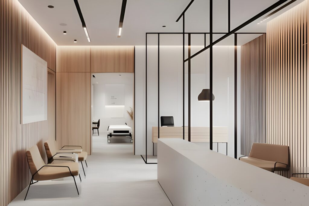 Gabinety medyczne w nowoczesnym stylu